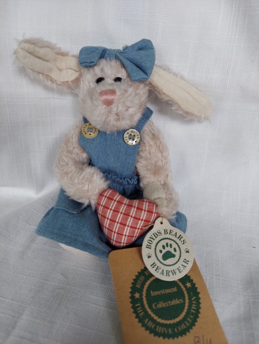 Boyds Bears & Friends, Bunny, Investment Collectables, Bonnie Blue with Tag